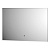 картинка Зеркало с фацетом и LED-подсветкой настенное GLOW DEFESTO 60x40 см, DF 2502RH от магазина Сантехстрой