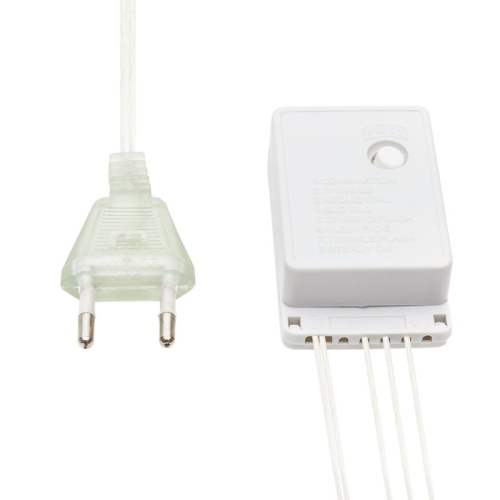 картинка Гирлянда Светодиодный Дождь 1,5х1м,  свечение с динамикой,  прозрачный провод,  230 В,  диоды МУЛЬТИКОЛОР от магазина Сантехстрой