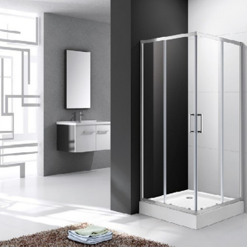 картинка Душевая стенка Cezares MOLVENO-FIX-30-C-Cr-IV профиль Хром стекло прозрачное от магазина Сантехстрой