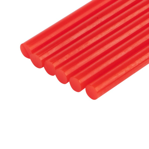 картинка Стержни клеевые Ø7мм,  100мм,  красные (6 шт/уп),  блистер REXANT от магазина Сантехстрой