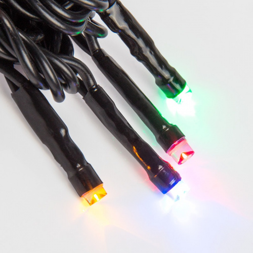 картинка Гирлянда Твинкл Лайт 20 м,  черный ПВХ,  200 диодов,  цвет мультиколор от магазина Сантехстрой