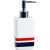 картинка Дозатор жидкого мыла Fixsen Tomy FX-231-1 Белый Синий Красный от магазина Сантехстрой