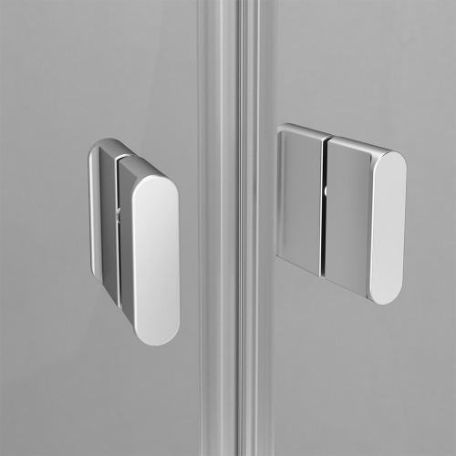 картинка W88G-205-080MT64 X-Joy Twin Slide,  Душевое ограждение без  поддона, 80x80, профиль мат хром от магазина Сантехстрой