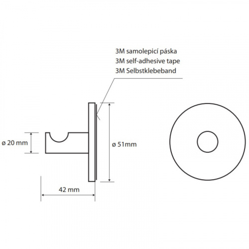 картинка Крючок Bemeta Omega 104206262 от магазина Сантехстрой