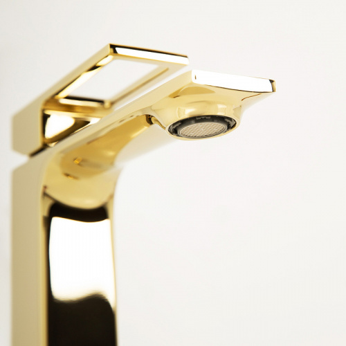 картинка Смеситель для раковины BelBagno Luce LUC-LVM-ORO Золото от магазина Сантехстрой