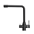 картинка смеситель для кухни rush ms9035-33black черный