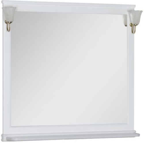 картинка Зеркало Aquanet Валенса 110 белый от магазина Сантехстрой