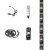 картинка Лента светодиодная 5В,  SMD5050, 7,2Вт/м,  30 LED/м, RGB,  10мм,  3м,  с USB коннектором,  черная,  IP20 LAMPER от магазина Сантехстрой