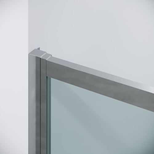 картинка Душевая перегородка 200.K33.02.80.10.00 Cosmo (80*195) хром, стекло прозрачное, 1 место от магазина Сантехстрой