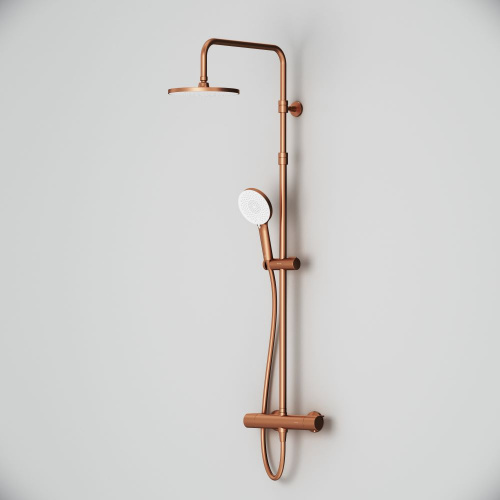 картинка F0785A444 X-Joy, душ.система:  см-ль д/душа с ТМС, душ.штанга,верхний душ 220мм, ручн душ, роз.золо от магазина Сантехстрой