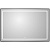 картинка Зеркало BelBagno Kraft 120 SPC-KRAFT-1200-800-LED-TCH-WARM-NERO с подсветкой Черное с сенсорным выключателем и подогревом от магазина Сантехстрой