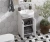картинка Тумба с раковиной белый глянец/дуб сомерсет 50,5 см Акватон Бекка 1A2108K1BAC20 от магазина Сантехстрой