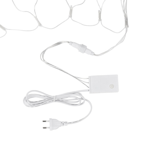 картинка Гирлянда Сеть 2х1,5м,  свечение с динамикой,  прозрачный ПВХ,  288 LED,  230 В,  цвет: Тёплый белый от магазина Сантехстрой