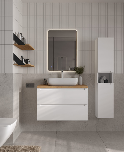 картинка Тумба под раковину/столешницу Дион 80 Белый мат от магазина Сантехстрой