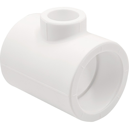 картинка Тройник THERMOLIGHT переходной PP-R 40х20х40 белый (10/80) от магазина Сантехстрой