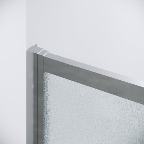 картинка Душевая перегородка 200.K33.02.80.10.02 Cosmo (80*195) хром, стекло шиншилла, 1 место от магазина Сантехстрой