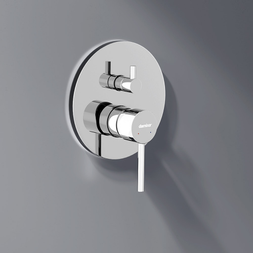 картинка 936530000 Scandinavian Pure встраиваемая душевая система с душевым смесителем и штангой, хром от магазина Сантехстрой