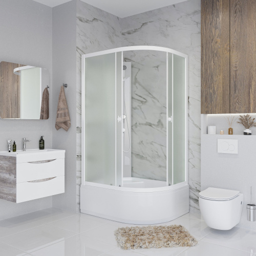 картинка Душевая кабина Niagara p90/70/40l/mt/bk от магазина Сантехстрой