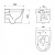 картинка Унитаз подвесной Point Вега безободковый, сер мат, сид дюропласт, микролифт, быстросъем PN41711GM от магазина Сантехстрой