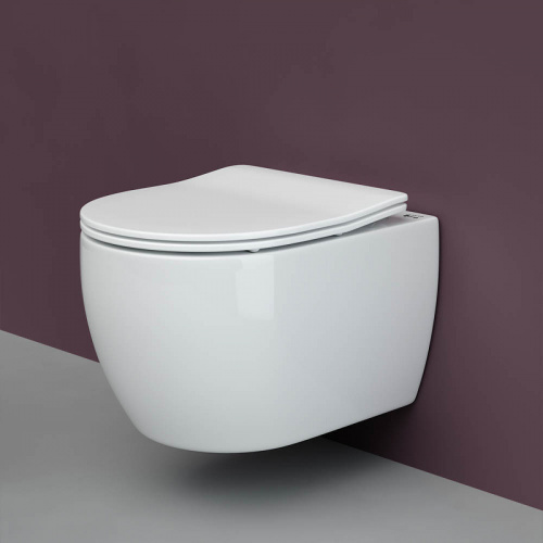 картинка Комплект унитаза с инсталляцией Ceramica Nova Play CN3001_1002M_1000 с сиденьем Микролифт и клавишей смыва Хром матовый от магазина Сантехстрой