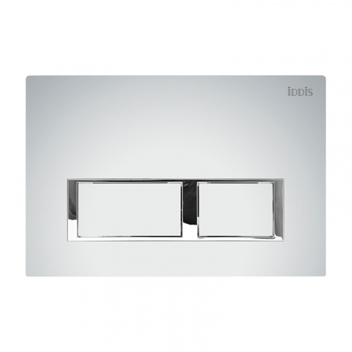 картинка Клавиша смыва IDDIS Unifix универсальная матовый хром 060 (UNI60M0i77) от магазина Сантехстрой