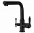 картинка смеситель для кухни zorg zr 313 yf-33 black черный