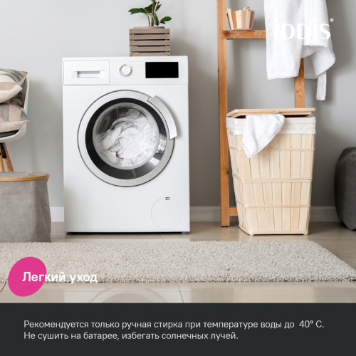 картинка Коврик для ванной комнаты, 55 см, микрофибра, серый IDDIS (DTR01P5i12) от магазина Сантехстрой