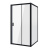 картинка Душевое ограждение Niagara Nova NG-82-11AB-A70B (110х70х195) прямоугольник,черный, дверь раздвижная,стекло прозрачное,2 места от магазина Сантехстрой