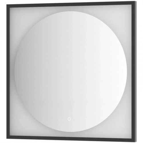 картинка Зеркало 80x80 см черный матовый Defesto Eclipse DF 2233S от магазина Сантехстрой