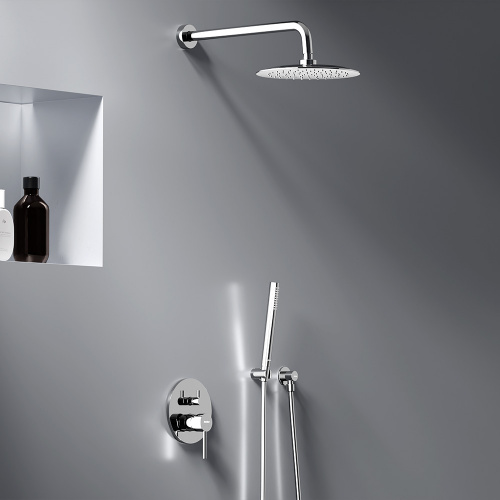 картинка 936520000 Scandinavian Pure встраиваемая душевая система со смесителем для душа, хром от магазина Сантехстрой