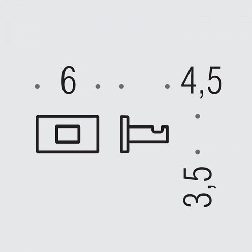 картинка Colombo Look Крючок одинарный, цвет: чёрный матовый от магазина Сантехстрой