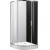 картинка Душевой уголок Cezares Molveno R-1 90х90 профиль Хром стекло прозрачное от магазина Сантехстрой