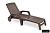 картинка Bica, Италия Шезлонг B:rattan MIAMI складной, коричневый (незначительный деффект) от магазина Сантехстрой