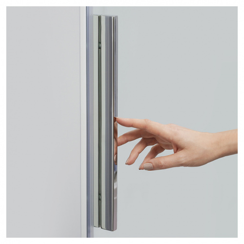 картинка Дверь душевая Wasserkraft Dinkel 58R30/Alme 15R30 130х200 см, в нишу, раздвижная, серебристый профиль от магазина Сантехстрой