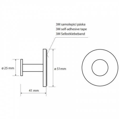 картинка Крючок Bemeta Omega 104206272 от магазина Сантехстрой