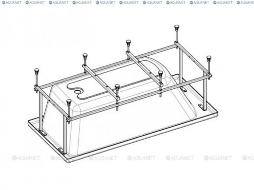 картинка Монтажный набор для ванны Roca Hall 170x75 ZRU9302770 от магазина Сантехстрой