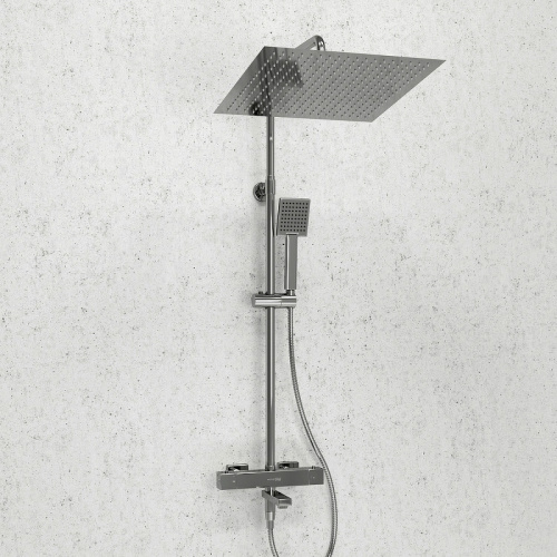 картинка Душевая система WasserKRAFT A199.119.141.010.CH Thermo с термостатом Хром от магазина Сантехстрой