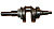 картинка Коленвал LIFAN 13100/182F-192F конус длинный 106 мм от магазина Сантехстрой