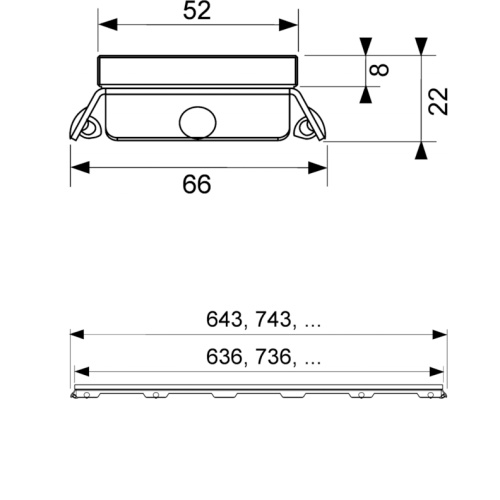 картинка TECE Стеклянная панель TECEdrainline, 800 мм, зеленая от магазина Сантехстрой