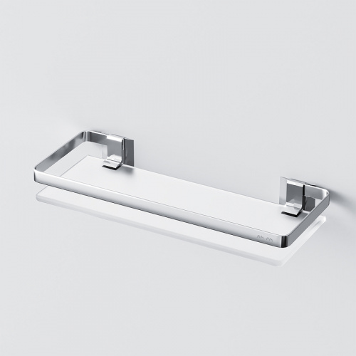 картинка Стеклянная полка AM.PM Sense L A7455100 Серебристая от магазина Сантехстрой