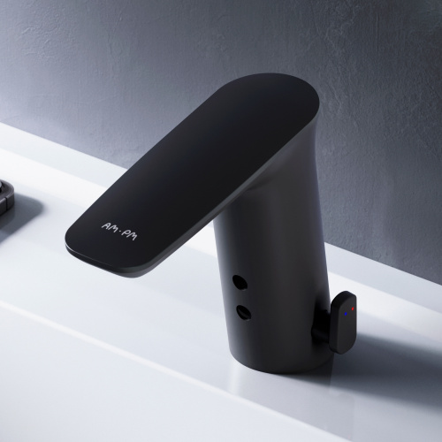 картинка F50A02322 Inspire V2.0 смеситель для умывальника сенсорный, черный, шт. от магазина Сантехстрой