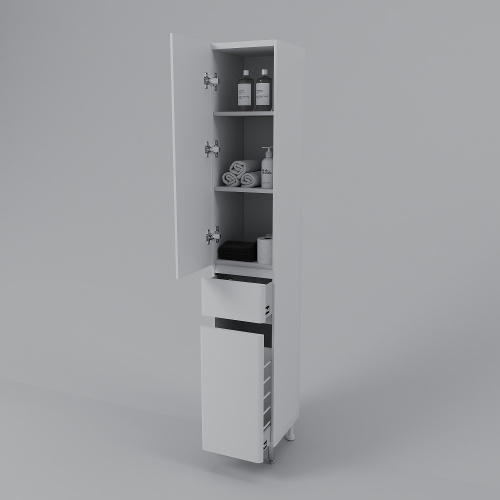 картинка Колонна универсальная "Атлантика 35 L" с корзиной, Люкс антискрейч, PLUS от магазина Сантехстрой