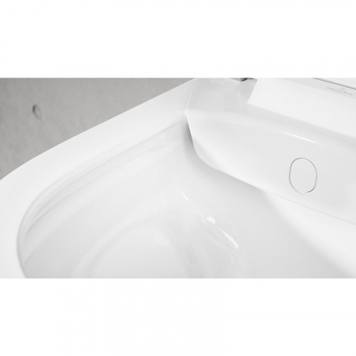 картинка Унитаз-биде Villeroy&Boch ViClean-L V0E100R1 подвесной с сиденьем Микролифт от магазина Сантехстрой