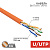 картинка Кабель витая пара U/UTP,  CAT 5e,  ZH нг(А)-HF,  4PR,  24AWG, INDOOR, SOLID,  оранжевый,  305 м,  REXANT от магазина Сантехстрой