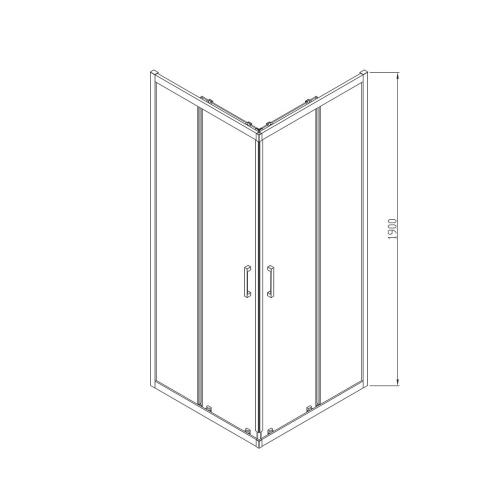 картинка Душевой уголок Vincea vss-3al900mt от магазина Сантехстрой