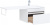 картинка Тумба под раковину Aquanet Токио 120 236916 подвесная Белая от магазина Сантехстрой