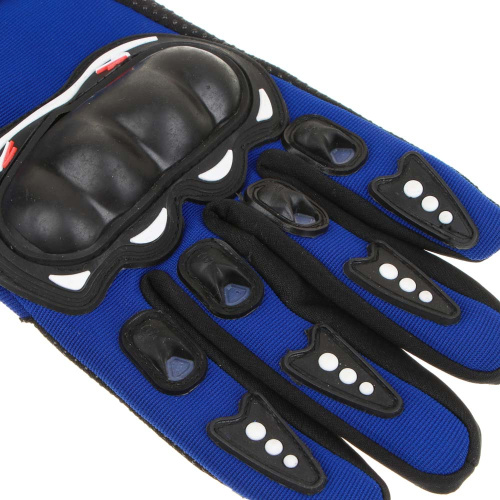 картинка NG Перчатки мотоспорт, синие, с защитой, размер XL:9-9,5см, полиэстер от магазина Сантехстрой