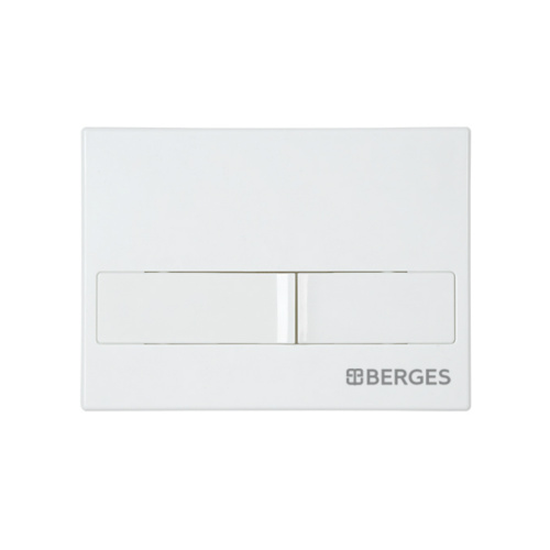 картинка Комплект BERGES: инсталляция NOVUM кнопка белая L1, унитаз Ego Rimless , сиденье дюропласт Okus Slim SO от магазина Сантехстрой