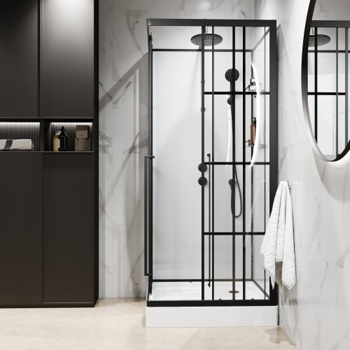картинка Душ.каб. Niagara Standart ST100/15QL/KL/BKT (1000х1000х2250) 3 места от магазина Сантехстрой