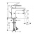картинка HG Vernis Blend Смеситель для раковины 100, на 1 отв, с донным клапаном, излив 108мм, h88мм, цвет: матовый черный от магазина Сантехстрой